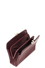 The Row Amazon Clutch in Raisin SHG, view 5, click to view large image.