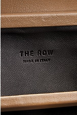 The Row Amazon Clutch in Warm Chestnut Light Gold, view 6, click to view large image.