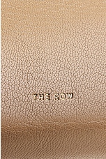 The Row Amazon Clutch in Warm Chestnut Light Gold, view 7, click to view large image.