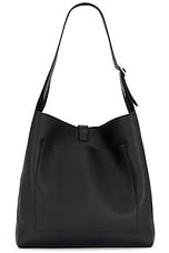 The Row Blake Hobo Lux Grain Bag in Black PLD, view 3, click to view large image.