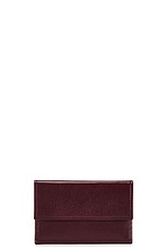The Row Two Card Case Wallet in Amaranto PLD, view 1, click to view large image.