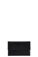 The Row Two Card Case Wallet in Black SHG, view 1, click to view large image.