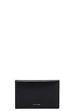 The Row Two Card Case Wallet in Black SHG, view 2, click to view large image.