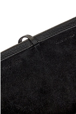 The Row Large N/S Tote Hook Bag in Black ANG, view 6, click to view large image.