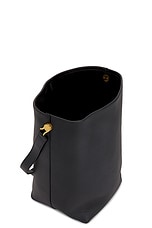 The Row Medium NS Tote Hook Bag in Black ANG, view 5, click to view large image.