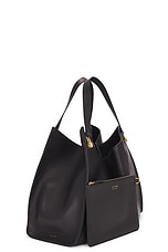 The Row Alexia Bag in Black ANG, view 4, click to view large image.