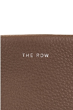 The Row Small N/S Park Tote Bag in Dark Olive PLD, view 7, click to view large image.