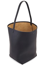 The Row Large N/S Park Tote Bag in Marine PLD, view 5, click to view large image.