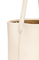 The Row Medium North South Park Tote Bag in Ivory PLD, view 7, click to view large image.