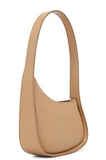 The Row Half Moon Bag in Warm Chestnut Light Gold, view 3, click to view large image.