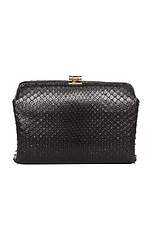 The Row Amazon Python Clutch in Black SHG | FWRD