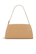 The Row Dalia Baguette Bag in Warm Chestnut Light Gold, view 1, click to view large image.