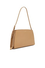 The Row Dalia Baguette Bag in Warm Chestnut Light Gold, view 3, click to view large image.