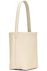 The Row Small North South Park Tote Bag in Ivory PLD, view 4, click to view large image.