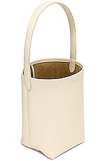 The Row Small North South Park Tote Bag in Ivory PLD, view 5, click to view large image.