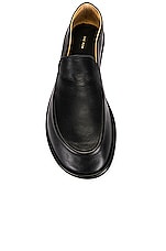 The Row Canal Loafers in Black, view 4, click to view large image.