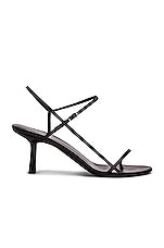 The Row Bare Heeled Sandals in Black, view 1, click to view large image.