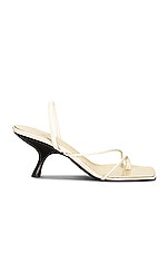 The Row Rai Sandal in Milk, view 1, click to view large image.