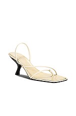 The Row Rai Sandal in Milk, view 2, click to view large image.