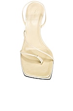The Row Rai Sandal in Milk, view 4, click to view large image.