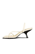 The Row Rai Sandal in Milk, view 5, click to view large image.