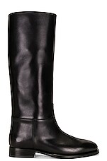 The Row Grunge Riding Boots in Espresso | FWRD