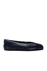 The Row Eva Ballerina Flats in Icy Blue, view 1, click to view large image.