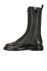 The Row Ranger Lace Up Boot in Black, view 5, click to view large image.