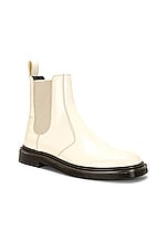 The Row Elastic Ranger Boot in Eggshell, view 2, click to view large image.