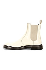The Row Elastic Ranger Boot in Eggshell, view 5, click to view large image.