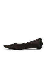 The Row Claudette Flat in Black, view 5, click to view large image.