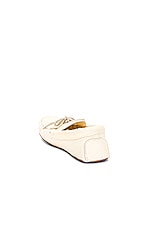 The Row Lucca Moccasin in Milk, view 3, click to view large image.
