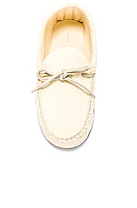 The Row Lucca Moccasin in Milk, view 4, click to view large image.