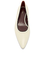 The Row Claudette Flat in Ivory, view 4, click to view large image.