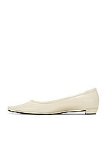The Row Claudette Flat in Ivory, view 5, click to view large image.