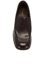 The Row Mensy Loafer in Bordeaux, view 4, click to view large image.