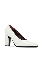The Row Olivia Pump in White, view 2, click to view large image.