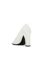The Row Olivia Pump in White, view 3, click to view large image.