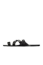 The Row Kris Sandal in Black, view 5, click to view large image.