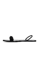 The Row Bow Sandal in Black, view 5, click to view large image.