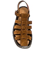 The Row Pablo Sandal in Bark, view 4, click to view large image.