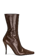 The Row Shrimpton High Boot in Noisette, view 1, click to view large image.