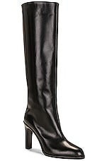 The Row Wide Shaft Boot in Black, view 2, click to view large image.