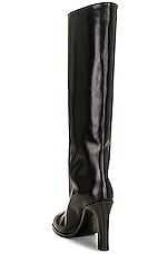 The Row Wide Shaft Boot in Black, view 3, click to view large image.