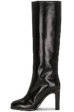 The Row Wide Shaft Boot in Black, view 5, click to view large image.