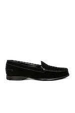 The Row New Soft Loafer in Black, view 1, click to view large image.