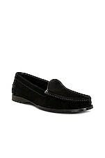 The Row New Soft Loafer in Black, view 2, click to view large image.