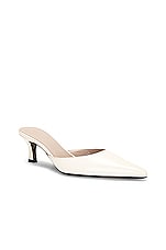 The Row Cybil Mule in Off White, view 2, click to view large image.