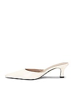 The Row Cybil Mule in Off White, view 5, click to view large image.