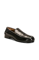 The Row Flynn Loafer in Black, view 2, click to view large image.